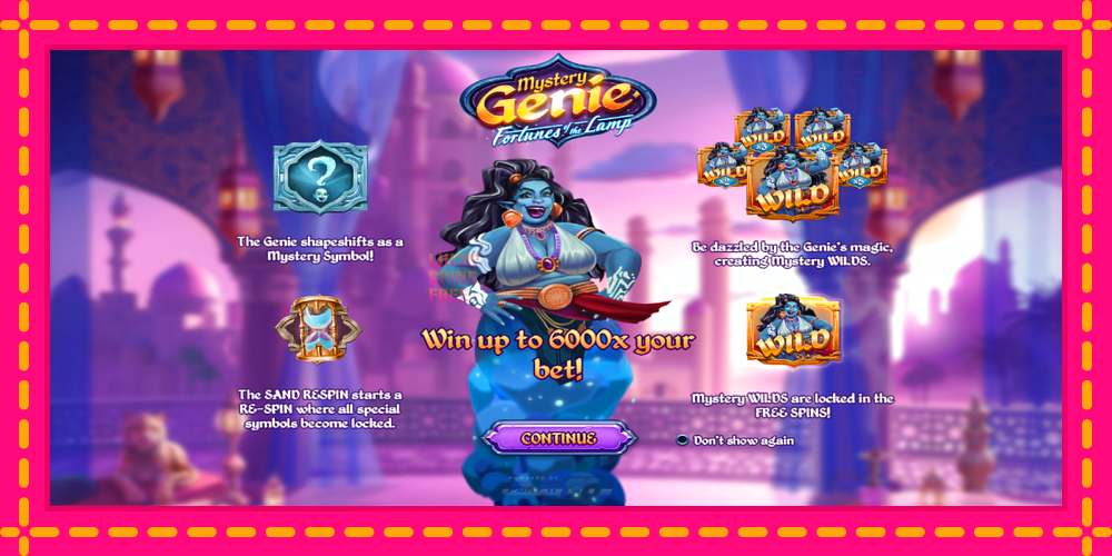 Mystery Genie Fortunes of the Lamp - thiết bị chơi game với phần thưởng độc đáo, hình ảnh 1