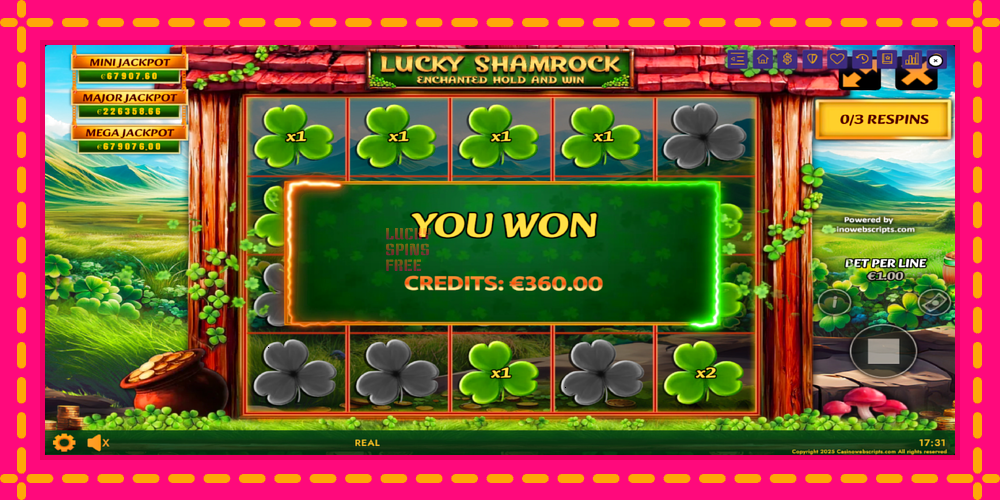 Lucky Shamrock - Enchanted Hold and Win - thiết bị chơi game với phần thưởng độc đáo, hình ảnh 4