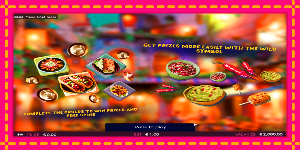 Chef de Tacos - thiết bị chơi game với phần thưởng độc đáo, hình ảnh 1