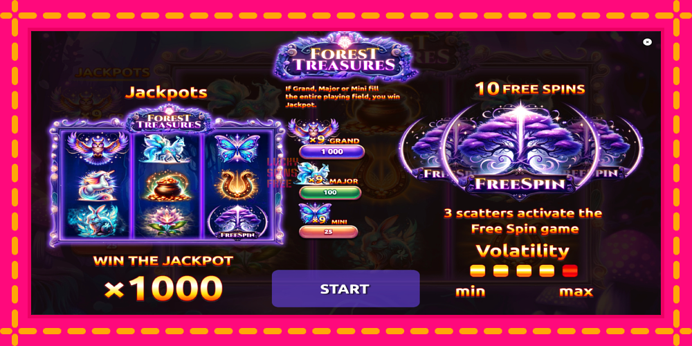 Forest Treasures - thiết bị chơi game với phần thưởng độc đáo, hình ảnh 1