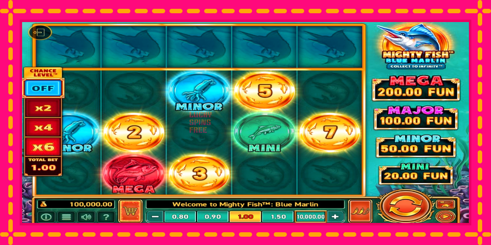 Mighty Fish: Blue Marlin - thiết bị chơi game với phần thưởng độc đáo, hình ảnh 1