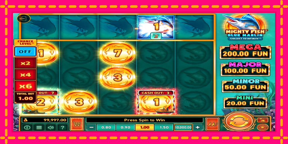 Mighty Fish: Blue Marlin - thiết bị chơi game với phần thưởng độc đáo, hình ảnh 2