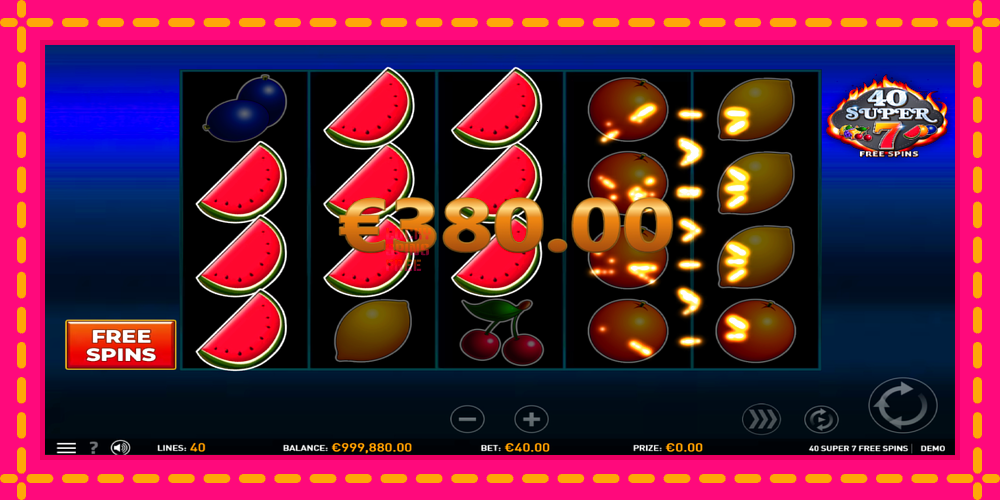 40 Super 7 Free Spins - thiết bị chơi game với phần thưởng độc đáo, hình ảnh 4