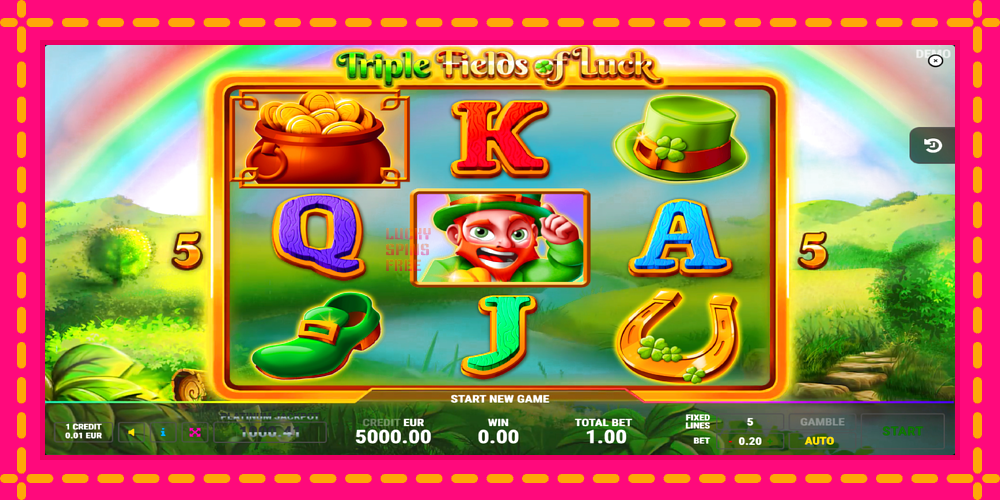 Triple Fields of Luck - thiết bị chơi game với phần thưởng độc đáo, hình ảnh 1