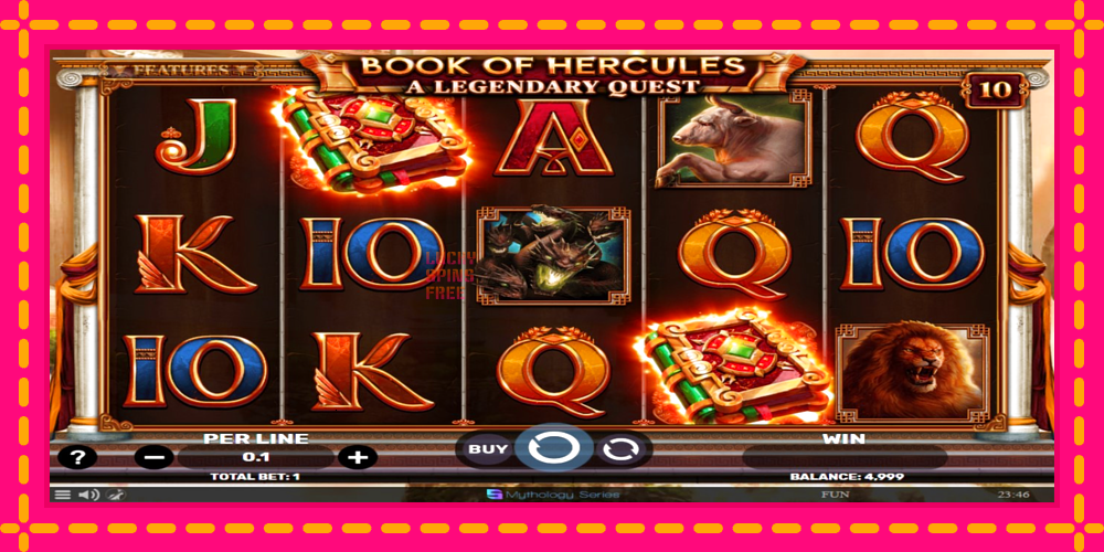 Book of Hercules - A Legendary Quest - thiết bị chơi game với phần thưởng độc đáo, hình ảnh 2