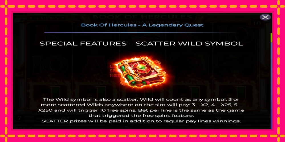 Book of Hercules - A Legendary Quest - thiết bị chơi game với phần thưởng độc đáo, hình ảnh 4