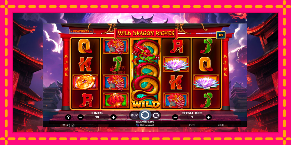 Wild Dragon Riches - thiết bị chơi game với phần thưởng độc đáo, hình ảnh 2