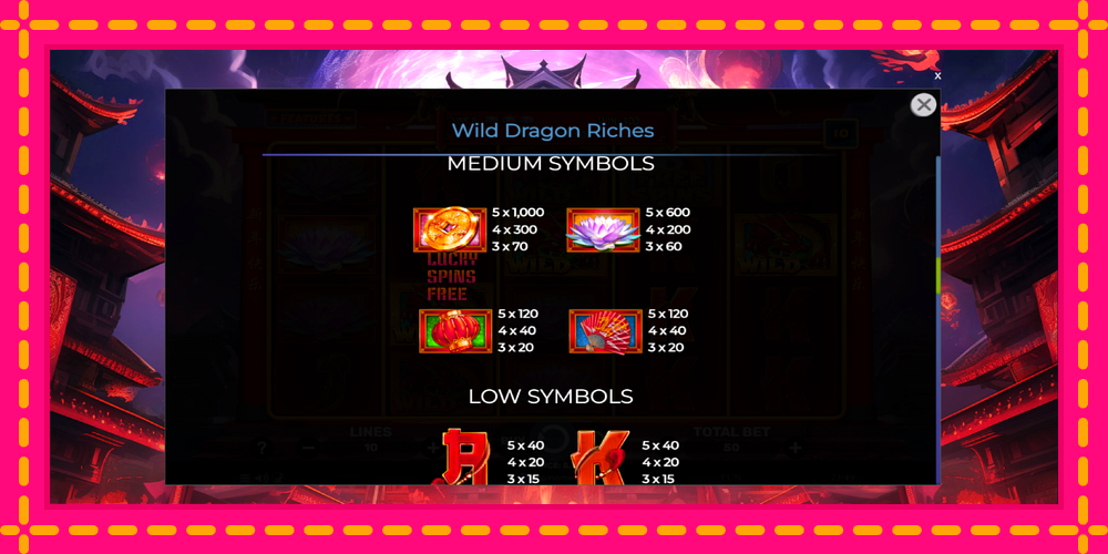 Wild Dragon Riches - thiết bị chơi game với phần thưởng độc đáo, hình ảnh 6