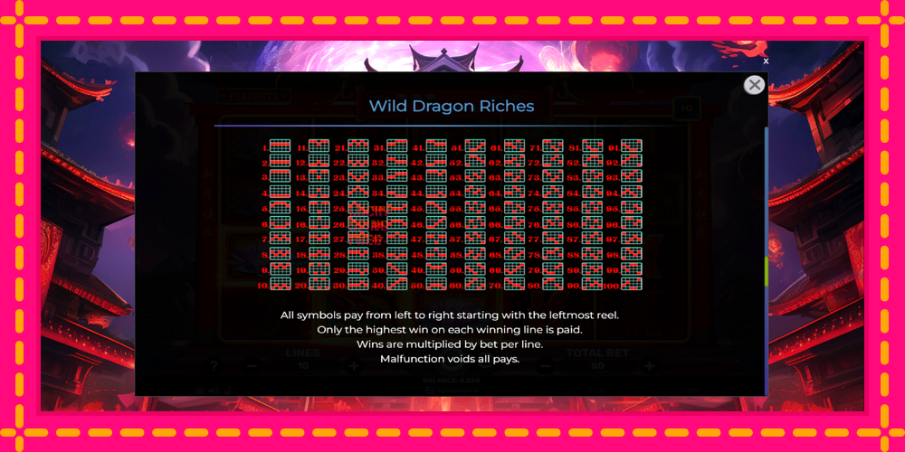 Wild Dragon Riches - thiết bị chơi game với phần thưởng độc đáo, hình ảnh 7