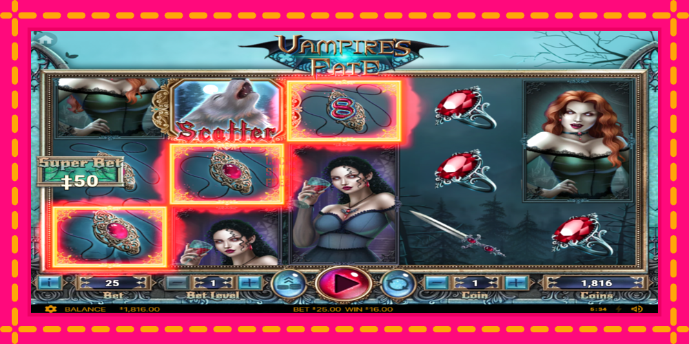 Vampires Fate - thiết bị chơi game với phần thưởng độc đáo, hình ảnh 2