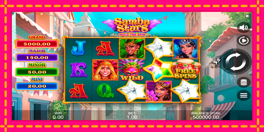 Samba Stars: Hold the Spin - thiết bị chơi game với phần thưởng độc đáo, hình ảnh 1