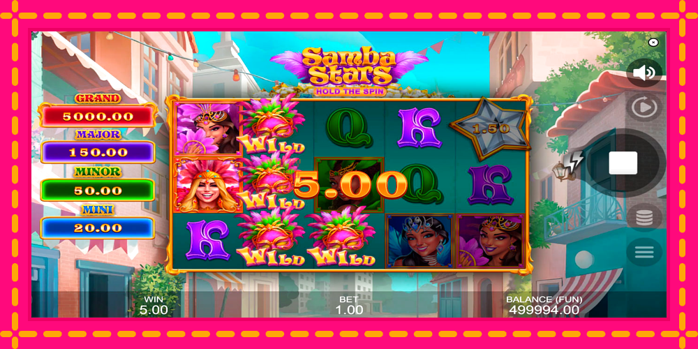 Samba Stars: Hold the Spin - thiết bị chơi game với phần thưởng độc đáo, hình ảnh 3