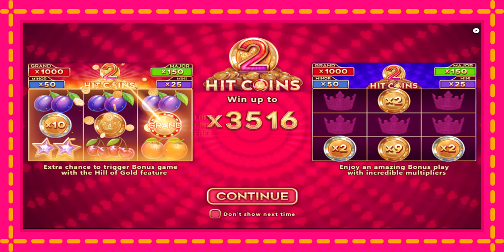 Hit Coins 2 Hold and Spin - thiết bị chơi game với phần thưởng độc đáo, hình ảnh 1