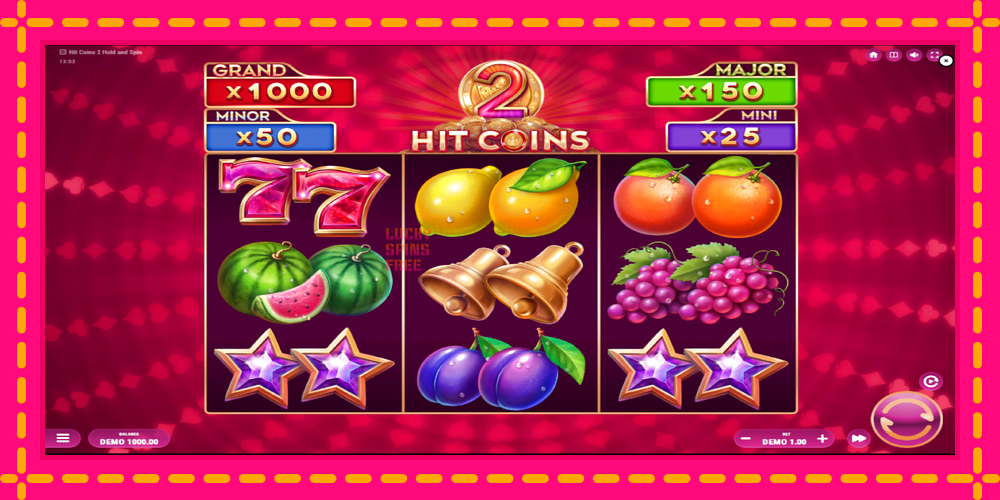 Hit Coins 2 Hold and Spin - thiết bị chơi game với phần thưởng độc đáo, hình ảnh 2