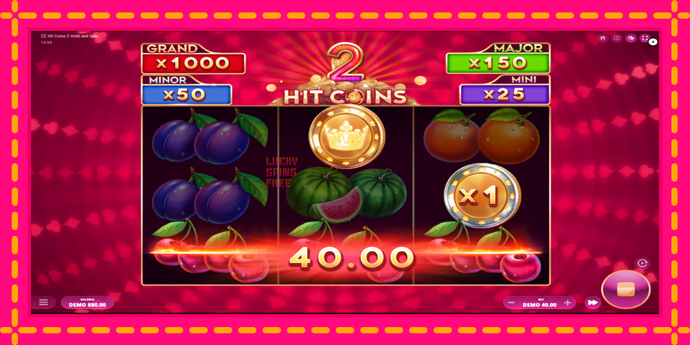 Hit Coins 2 Hold and Spin - thiết bị chơi game với phần thưởng độc đáo, hình ảnh 3