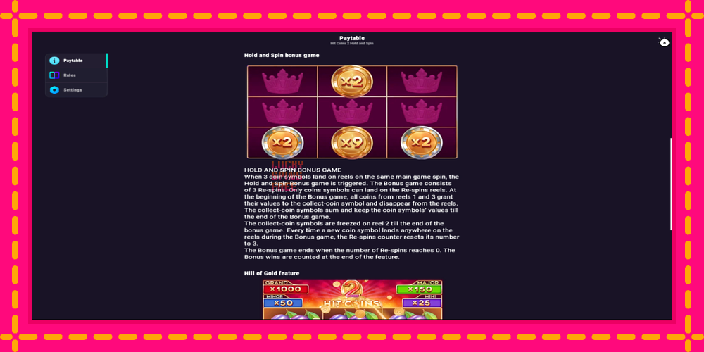 Hit Coins 2 Hold and Spin - thiết bị chơi game với phần thưởng độc đáo, hình ảnh 6