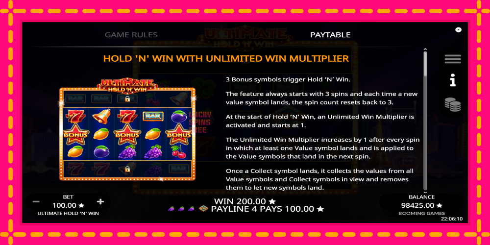 Ultimate Hold N Win - thiết bị chơi game với phần thưởng độc đáo, hình ảnh 5