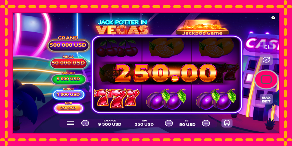 Jack Potter in Vegas - thiết bị chơi game với phần thưởng độc đáo, hình ảnh 3