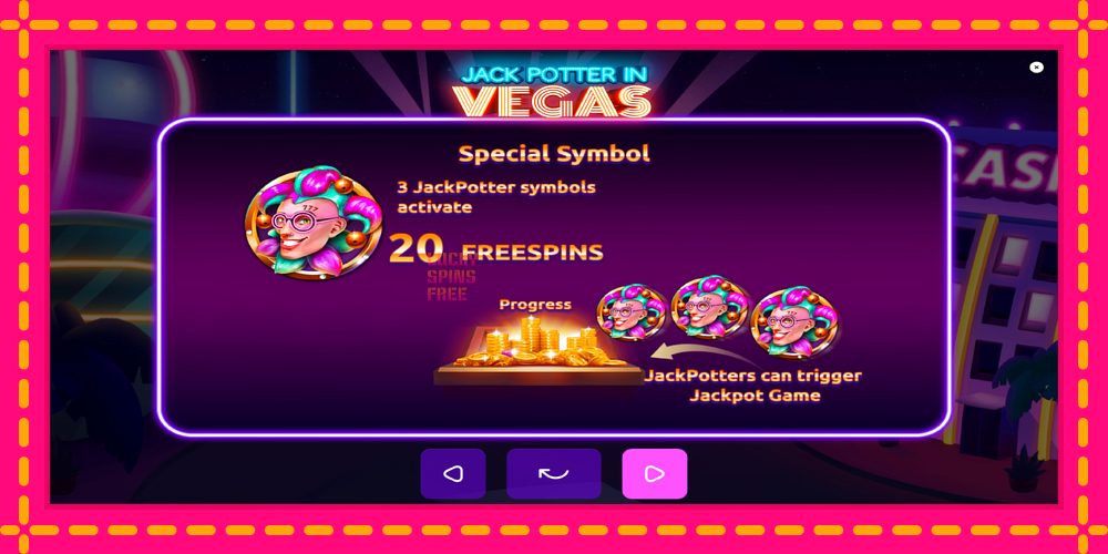 Jack Potter in Vegas - thiết bị chơi game với phần thưởng độc đáo, hình ảnh 5