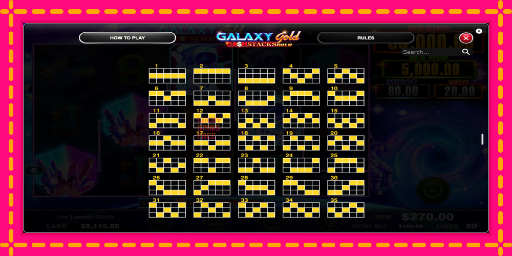 Galaxy Gold CashStacks Gold - thiết bị chơi game với phần thưởng độc đáo, hình ảnh 6