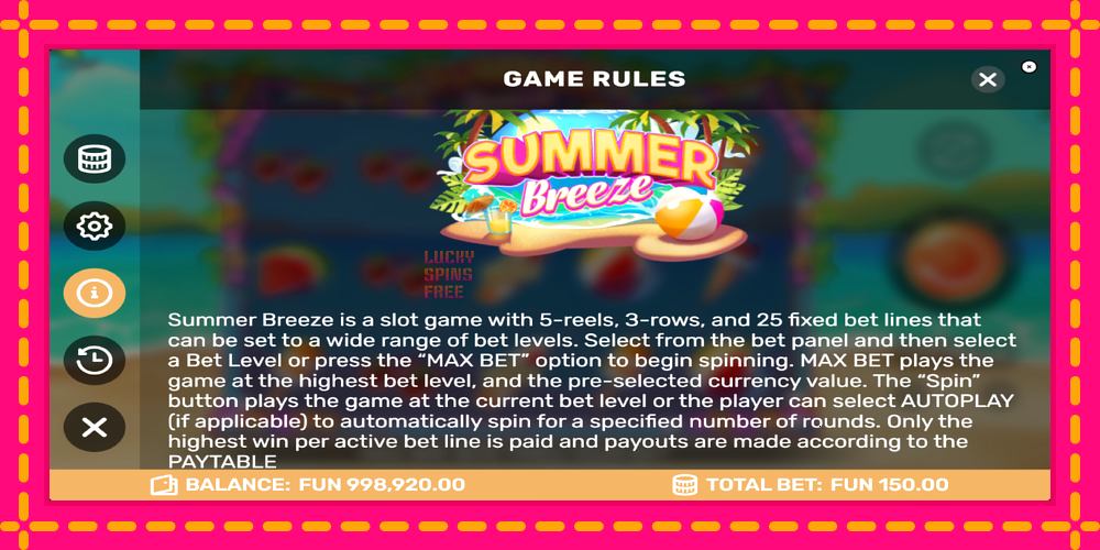 Summer Breeze - thiết bị chơi game với phần thưởng độc đáo, hình ảnh 5