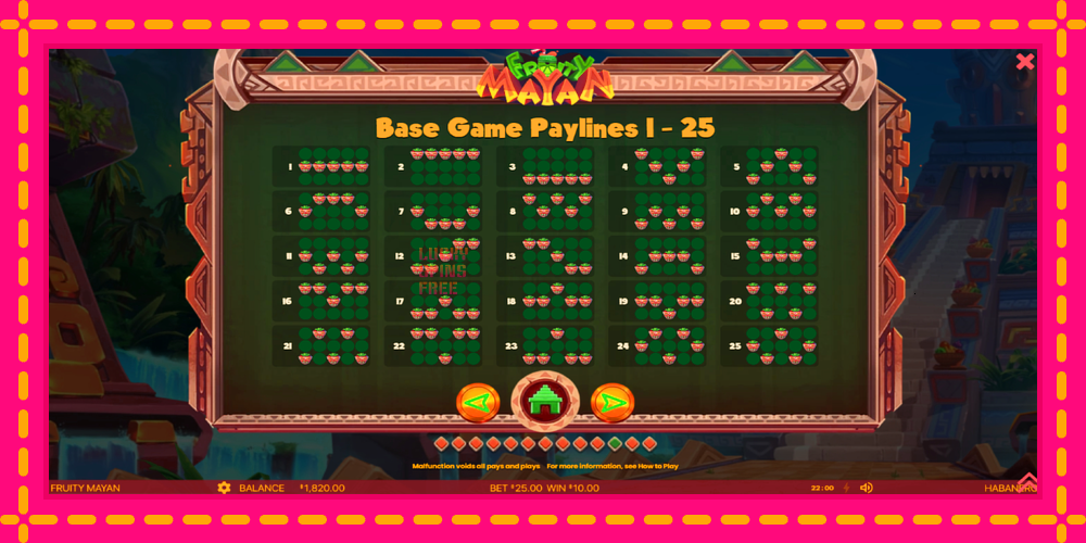 Fruity Mayan - thiết bị chơi game với phần thưởng độc đáo, hình ảnh 7