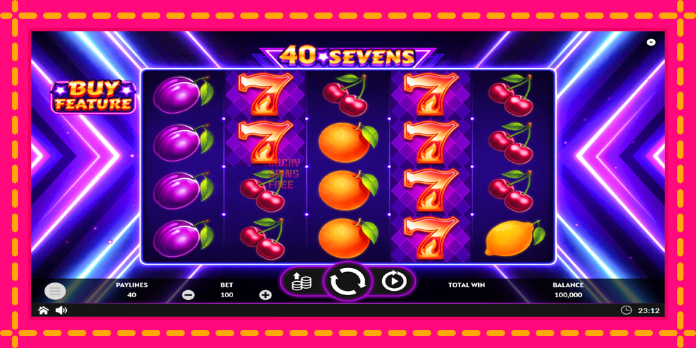 40 Sevens Buy Feature - thiết bị chơi game với phần thưởng độc đáo, hình ảnh 2