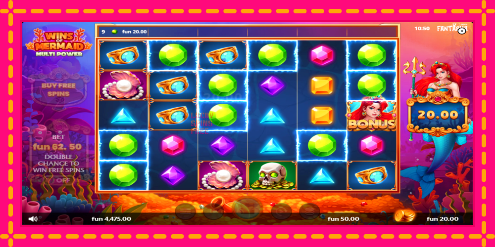 Wins of Mermaid Multi Power - thiết bị chơi game với phần thưởng độc đáo, hình ảnh 3