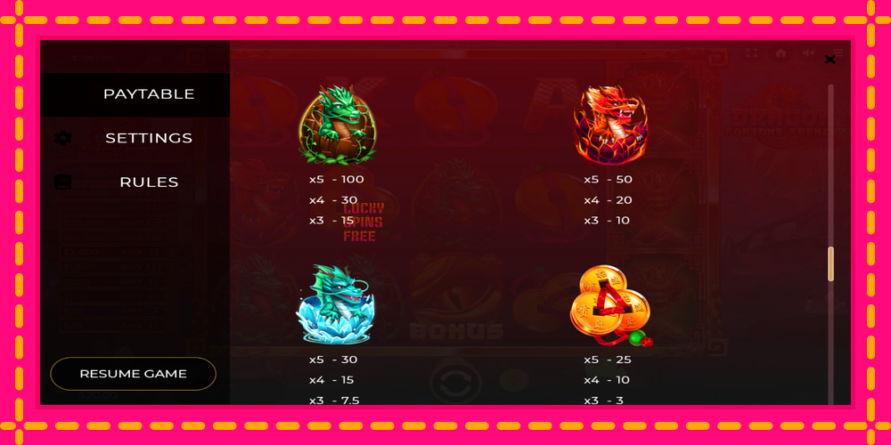 Dragon Fortune Frenzy - thiết bị chơi game với phần thưởng độc đáo, hình ảnh 6