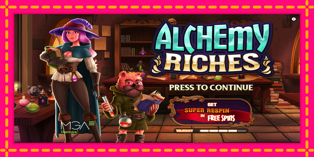 Alchemy Riches - thiết bị chơi game với phần thưởng độc đáo, hình ảnh 1