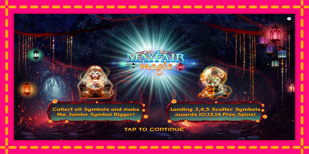 Mayfair Magic - thiết bị chơi game với phần thưởng độc đáo, hình ảnh 1