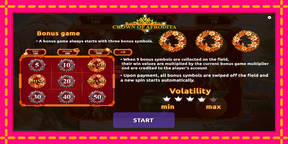 Crown of Afrodita - thiết bị chơi game với phần thưởng độc đáo, hình ảnh 1