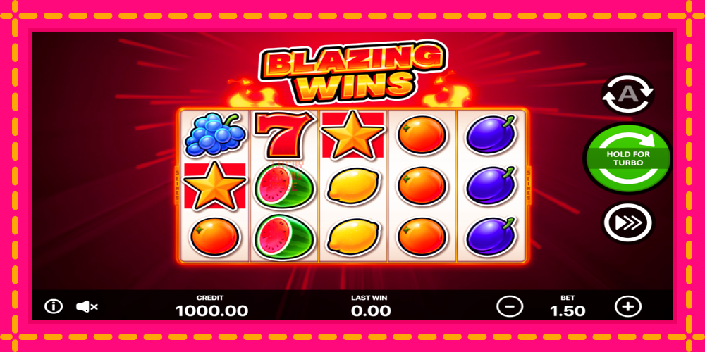 Blazing Wins - thiết bị chơi game với phần thưởng độc đáo, hình ảnh 2