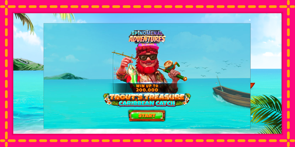 Trouts Treasure Caribbean Catch - thiết bị chơi game với phần thưởng độc đáo, hình ảnh 1