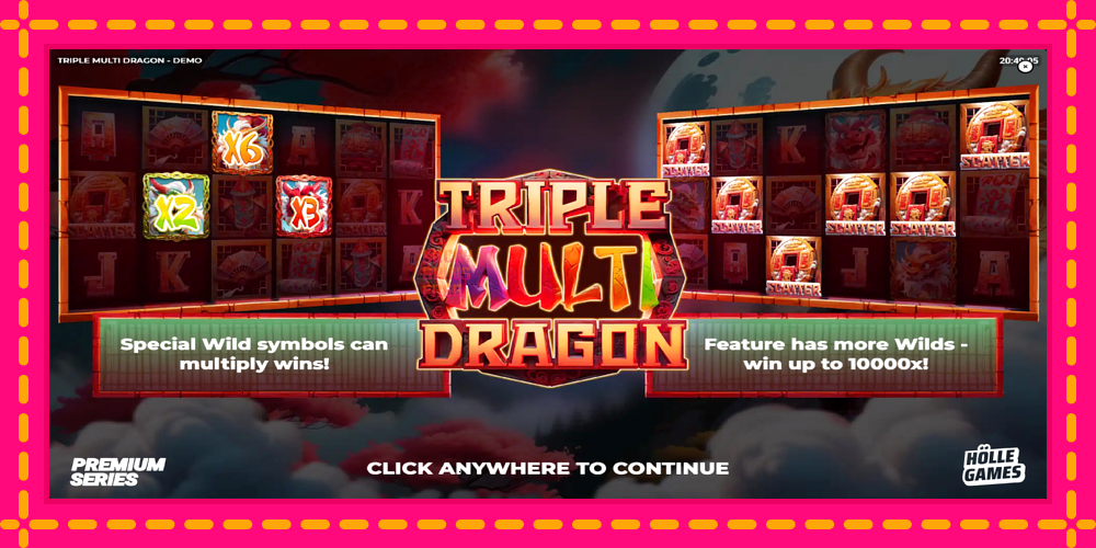 Triple Multi Dragon - thiết bị chơi game với phần thưởng độc đáo, hình ảnh 1