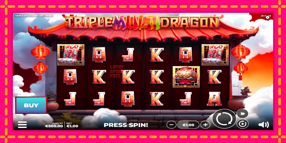 Triple Multi Dragon - thiết bị chơi game với phần thưởng độc đáo, hình ảnh 2