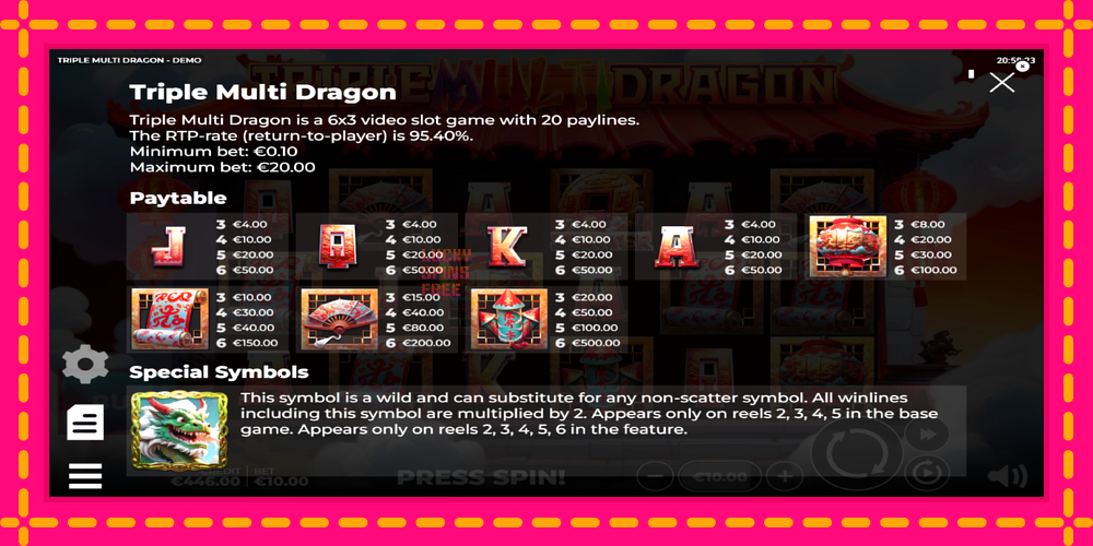 Triple Multi Dragon - thiết bị chơi game với phần thưởng độc đáo, hình ảnh 5