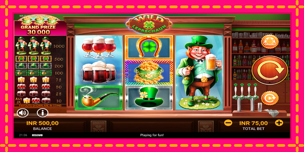 Wild Leprechaun - thiết bị chơi game với phần thưởng độc đáo, hình ảnh 2