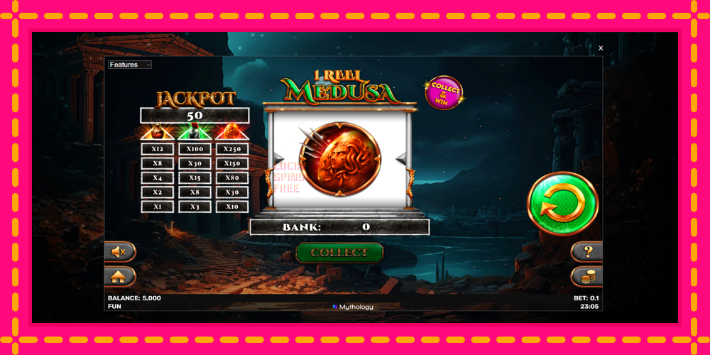 1 Reel Medusa - thiết bị chơi game với phần thưởng độc đáo, hình ảnh 2