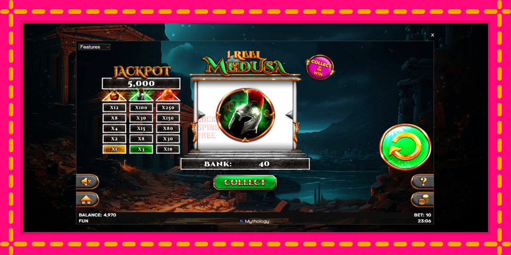 1 Reel Medusa - thiết bị chơi game với phần thưởng độc đáo, hình ảnh 3