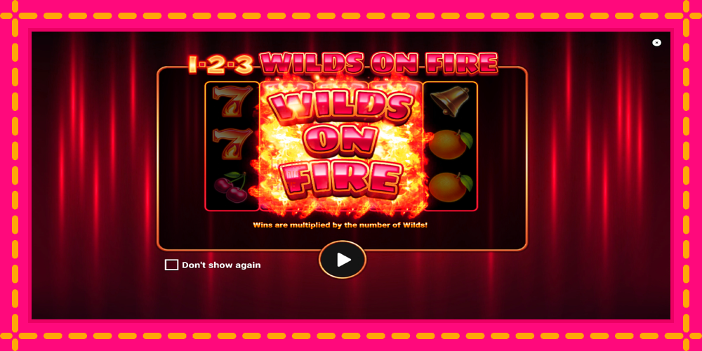 1-2-3 Wilds on Fire - thiết bị chơi game với phần thưởng độc đáo, hình ảnh 1