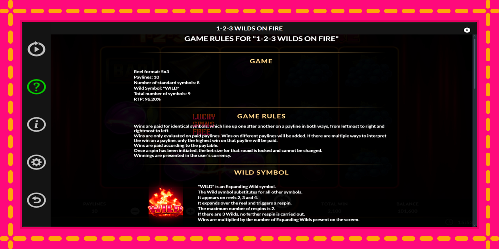 1-2-3 Wilds on Fire - thiết bị chơi game với phần thưởng độc đáo, hình ảnh 7