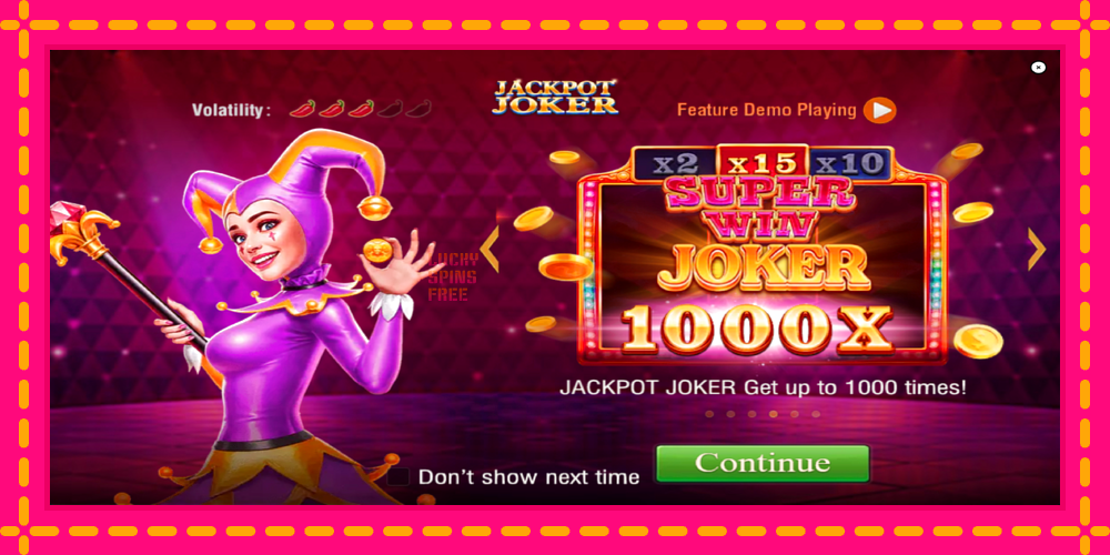 Jackpot Joker - thiết bị chơi game với phần thưởng độc đáo, hình ảnh 1