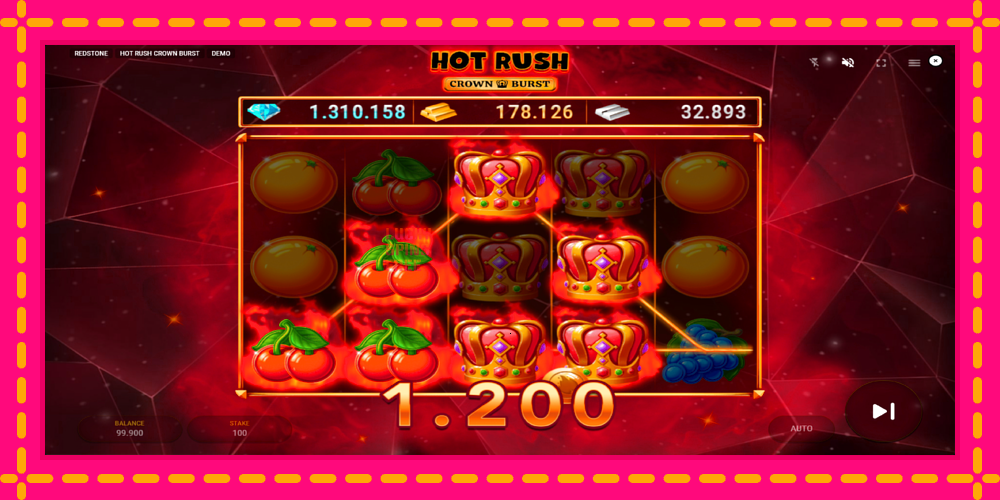 Hot Rush Crown Burst - thiết bị chơi game với phần thưởng độc đáo, hình ảnh 3