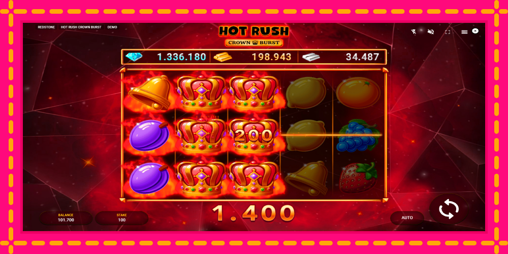 Hot Rush Crown Burst - thiết bị chơi game với phần thưởng độc đáo, hình ảnh 4