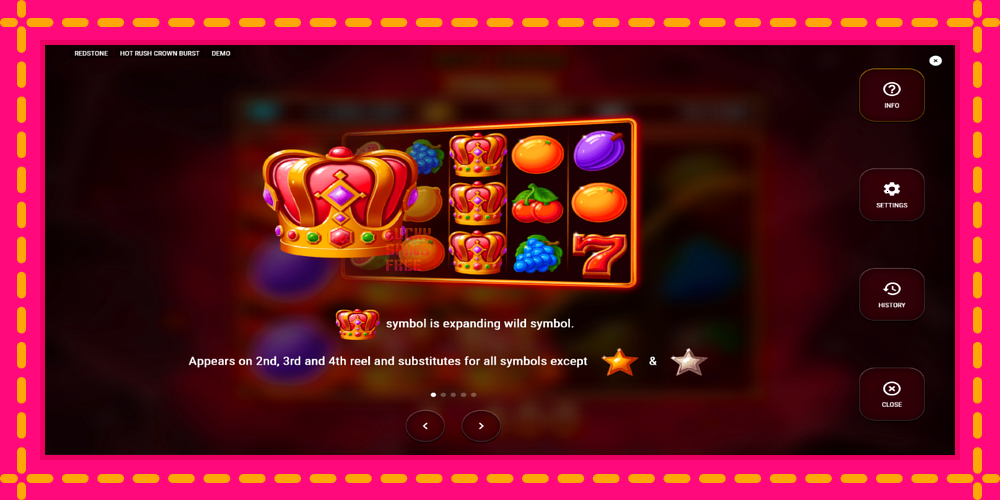 Hot Rush Crown Burst - thiết bị chơi game với phần thưởng độc đáo, hình ảnh 5