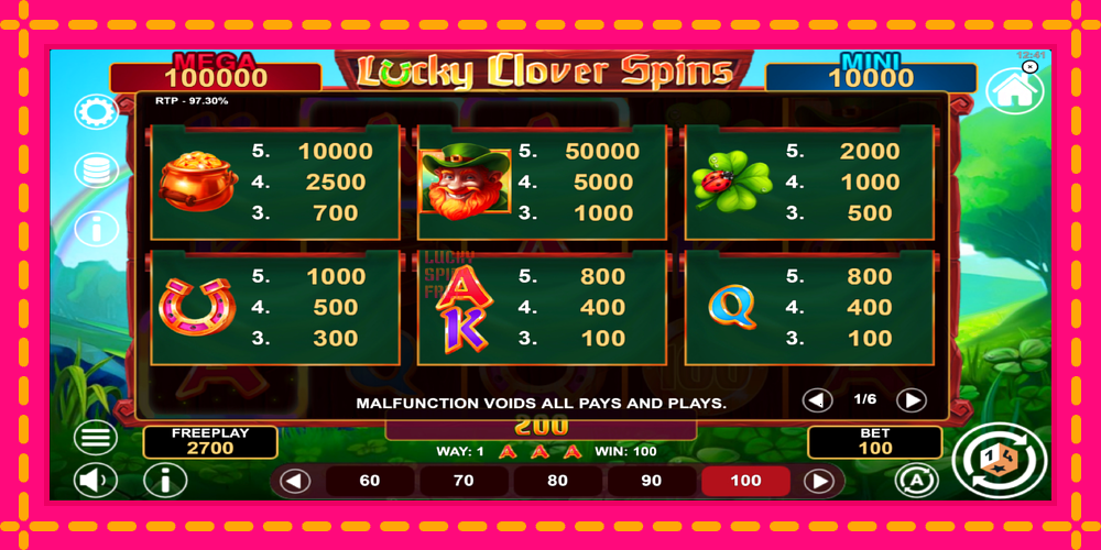 Lucky Clover Spins - thiết bị chơi game với phần thưởng độc đáo, hình ảnh 5