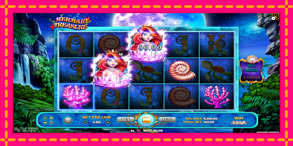 Mermaid Treasure - thiết bị chơi game với phần thưởng độc đáo, hình ảnh 3