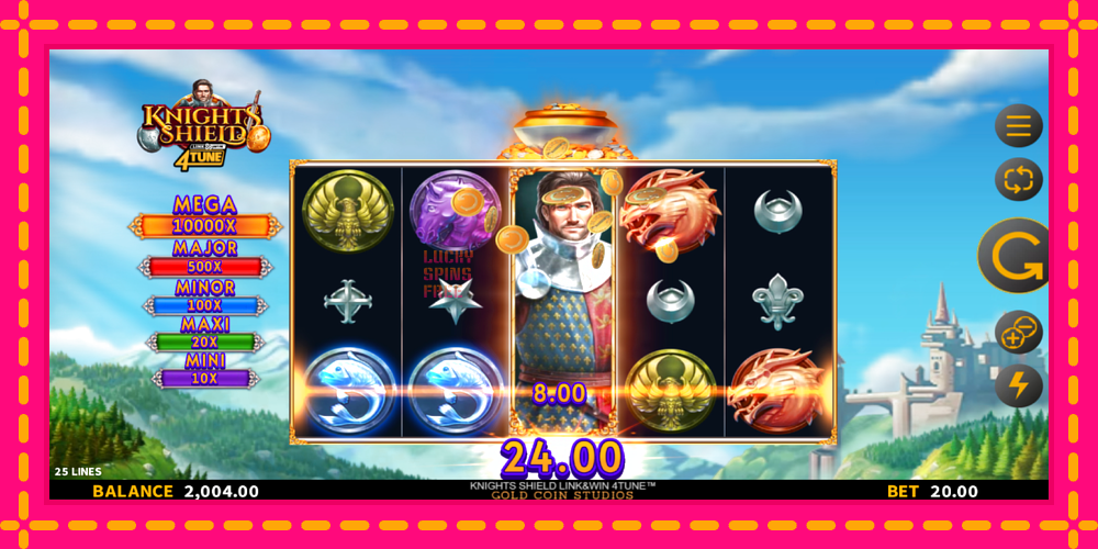 Knights Shield Link & Win 4Tune - thiết bị chơi game với phần thưởng độc đáo, hình ảnh 3