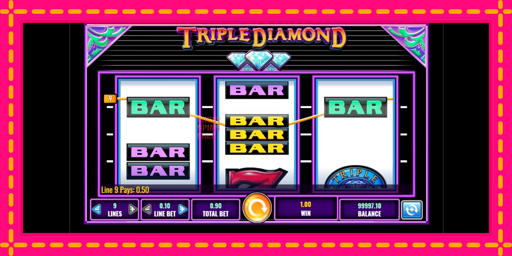 Triple Diamond - thiết bị chơi game với phần thưởng độc đáo, hình ảnh 2